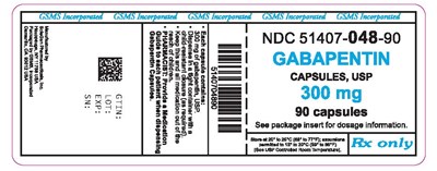 51407 048 90lb   Gabapentin 300 mg Capsules   Rev Nov 2020 Pmg Nov 2020   12 31 2020